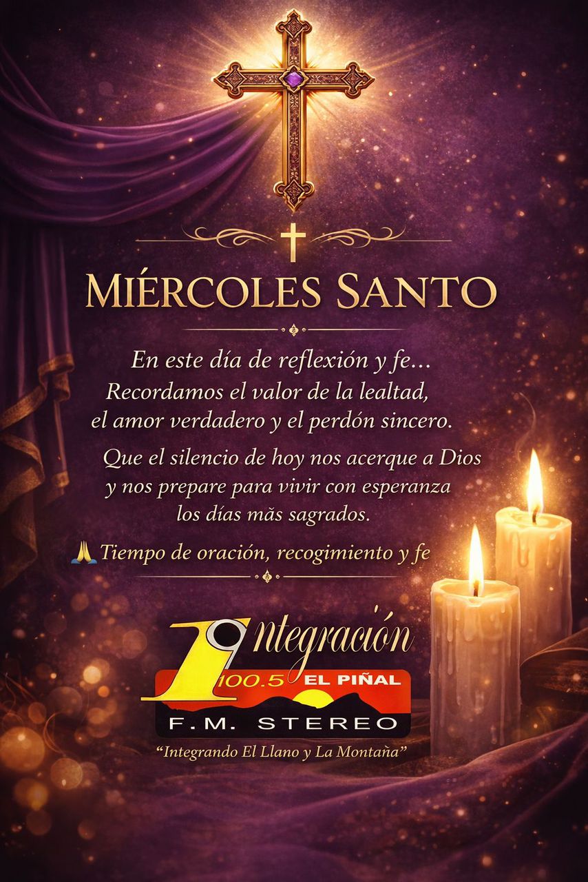 MIÉRCOLES SANTO.